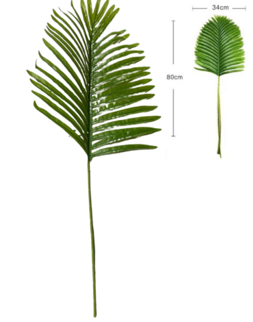 Plantas Artificiales Colores Surtidos x 6 Unds. Medida: 80 x 34 cm aprox.