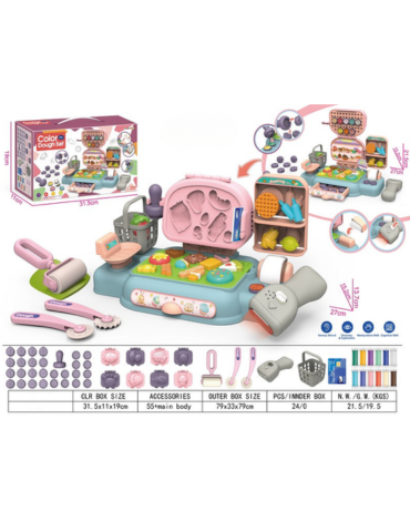 Plasticinas Mágica con Moldes x 4 Unds.