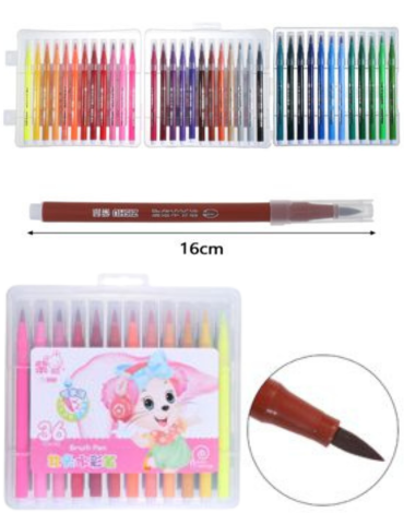 4 Estuche de Plumones Colores Surtidos.(1 Caja Trae: 36 PCS )