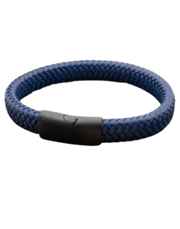 Pulsera Hombre Eco Cuero y Acero x 6 Unds