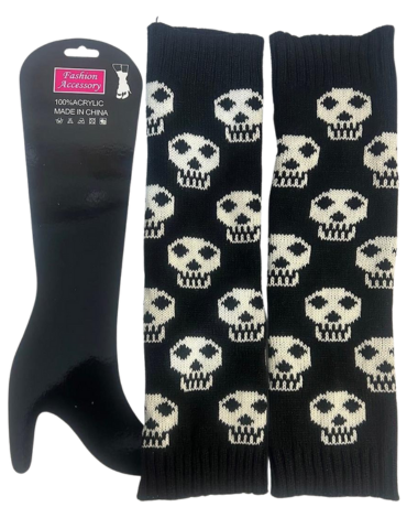 Polaina Diseño Calavera x 12 Unds.