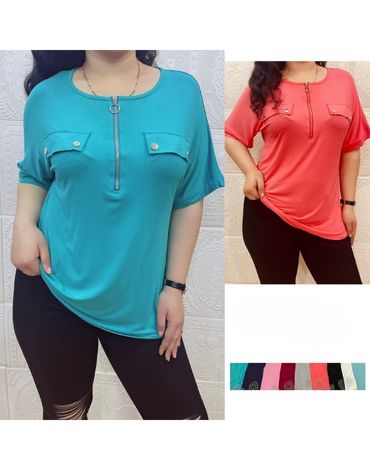 Polera de Algodón para Dama x 12 Unds. Talla: Estándar