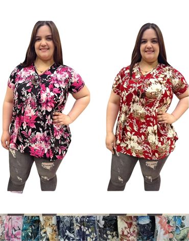 Polera para Señora Colores Surtidos x 12 Unds. Tallas: Grandes