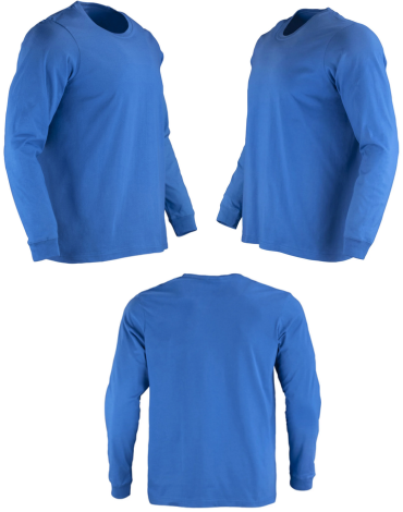 Polera de Hombre Manga Larga (Elegir Talla y Color) x 10 Unds. Tallas: XXS a 4XL