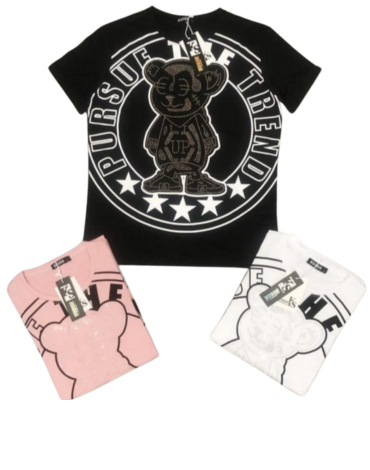 Polera con Diseño de Hombre x 12 Unds. Talla: M a la XXL