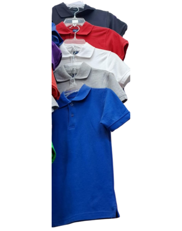 Polera Piqué Unisex (Elegir Talla y Color) x 4 Unds. Tallas: S - M - L - XL