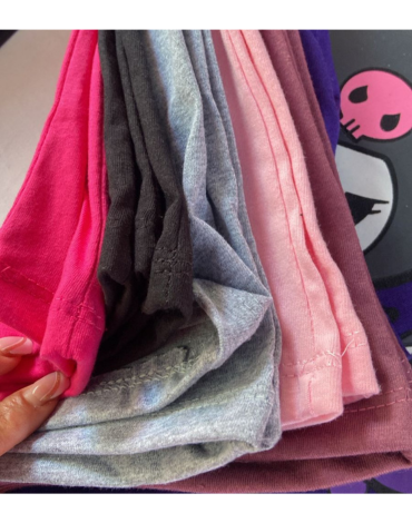 Polera de Niña Colores Surtidos x 12 Unds. Talla: 2 a 12