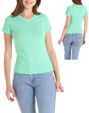 Polera Algodón de Dama (Elegir Talla y Color) x 10 Unds. Talla: S a XXL