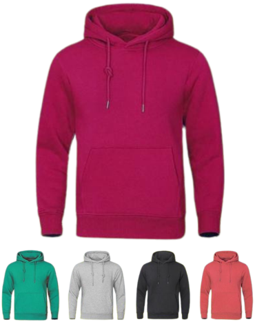 Polerón Unisex Colores Surtidos x 48 Unds. Talla: 4 / 6 - 6  / 8 -10 / 12  - 12 /14