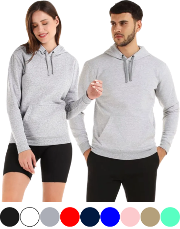 Poleron Canguro Unisex (Elegir Talla y Color) x 6 Unds. Talla: S - M - L - XL