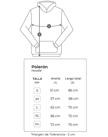 Poleron Canguro Unisex (Elegir Talla y Color) x 6 Unds. Talla: S - M - L - XL