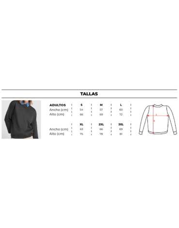 Polerón Clasico Unisex (Elegir Talla y Color) x 12 Unds. Talla: S a 2XL