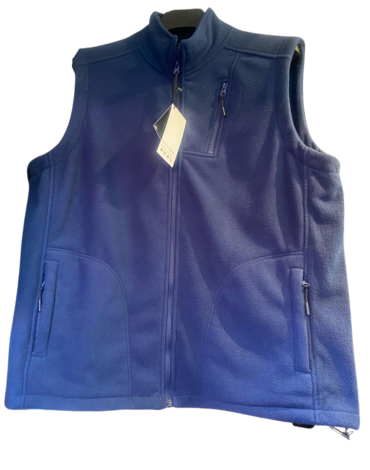 Polerón Polar sin Manga de Hombre Colores Surtidos x 12 Unds. Tallas: M - L - XL - XXL