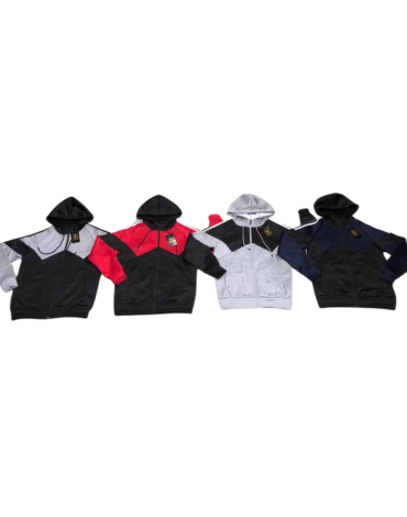Polerón de Hombre con Polar Colores Surtidos x 12 Unds.Tallas: M - L - XL - XXL
