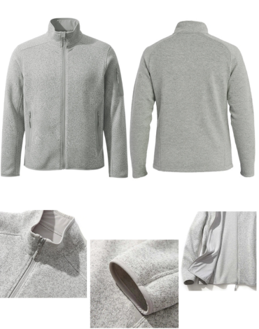 Polerón Polar Light Unisex con Cierre (Elegir Talla y Color) x 6 Unds. Talla: S a XXL