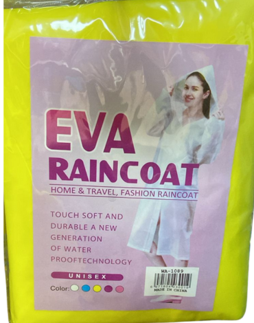 Poncho Impermeable de Adulto x 6 Unds. Talla: Única