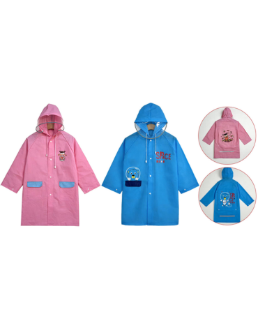 Poncho Impermeable Infantil Colores Surtidos x 4 Unds. Talla: L - XL - XXL - XXXL