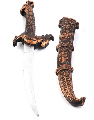 Cuchillo Plástico de Halloween x 6 Unds. Medida: 32 cm aprox.