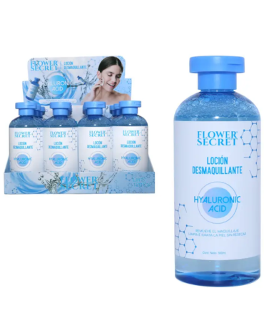Loción Desmaquillante con Ácido Hialurónico x 4 Unds. Medida: 300 ml aprox.