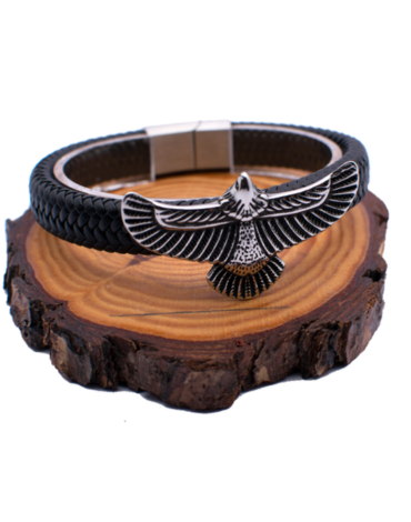 Pulsera Hombre Color Negro x 6 Unds