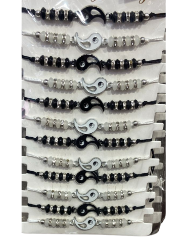 Pulsera de Hilo Ying Yang x 36 Unds.