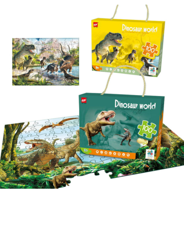 4 Set Puzzle Mundo Animal (1 Set Trae: 100 PCS)