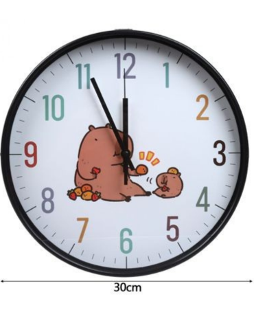 Reloj Infantil Capibara x 4 Unds.Medida: 30 cm aprox.