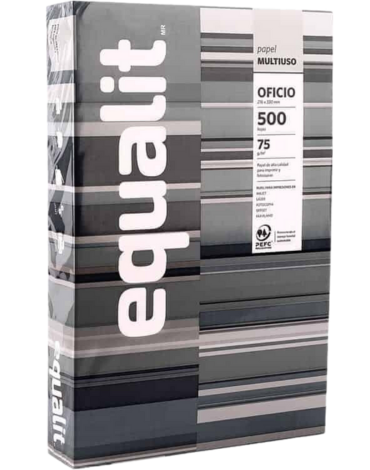 Resma de Papel Fotocopia Oficio 500 Hojas x 5 Resma