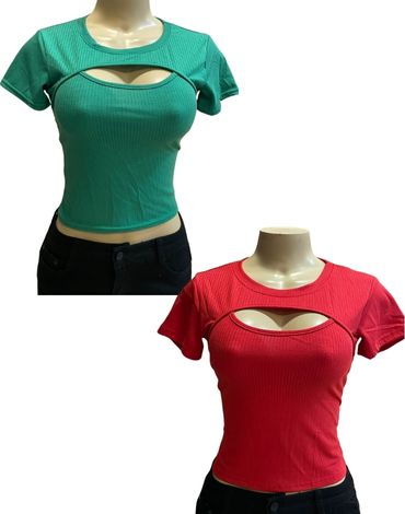 Polera de Dama Colores Surtidos x 12 Unds. Talla: Estándar