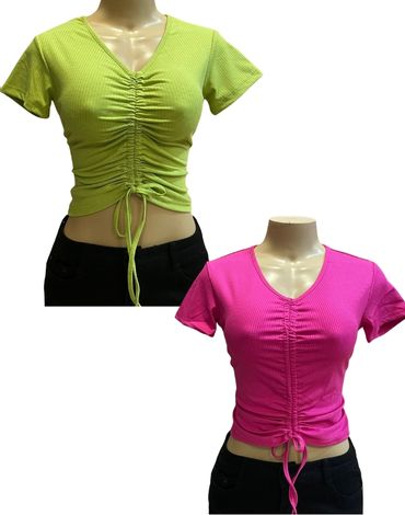 Polera de Dama Colores Surtidos x 12 Unds. Talla: Estándar