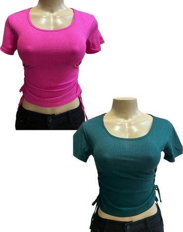 Polera de Dama Colores Surtidos x 12 Unds. Talla: Estándar