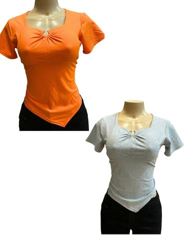 Polera de Dama Colores Surtidos x 12 Unds. Talla: Estándar