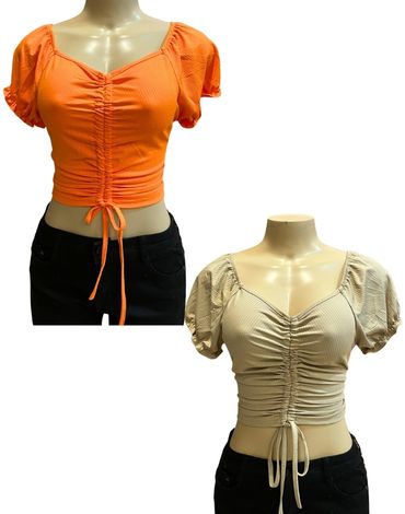 Polera de Dama Colores Surtidos x 12 Unds. Talla: Estándar