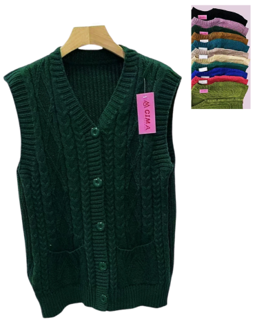 Chaleco de Hombre Colores Surtidos x 12 Unds. Talla: Estandar