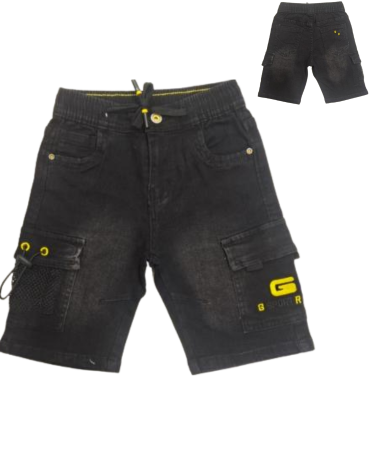 Short Jeans de Niños Color Único x 10 Unds. Talla: 1 a 5 años aprox.
