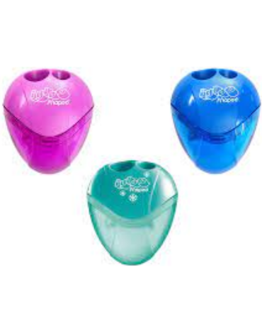 Sacapuntas Doble Maped Colores Surtidos x 12 Unds.