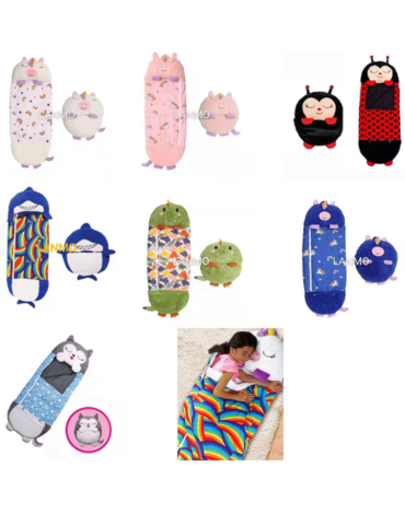 Saco de Dormir para Niños x 4 Unds. Medida: 160 x 70 cm aprox.