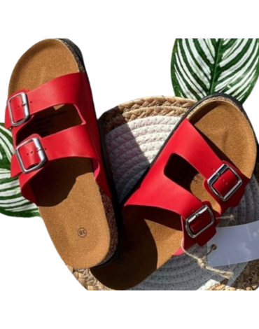 Sandalias de Mujer Color Único x 12 Pares. Talla: 35 al 40.