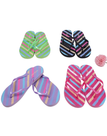 Chalas de Mujer Colores Surtidos x 48 Pares. Talla: 36/37 - 38/39 - 40/41