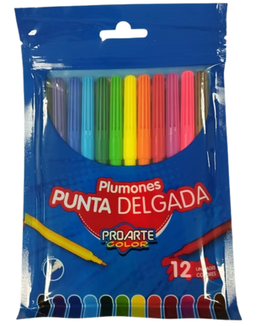 6 Set Marcadores Scripto Proarte (1 Set Trae 12 PCS)