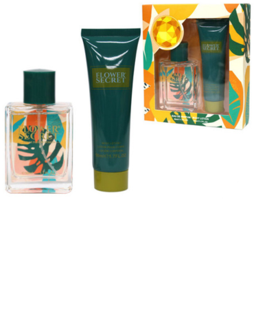 4 Set de Perfume Mujer 50 ML + Loción Corporal(1 Set Trae: 2 PCS)