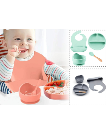 4 Set de Accesorios de Silicona para Bebés (1 Set Trae 4 PCS)