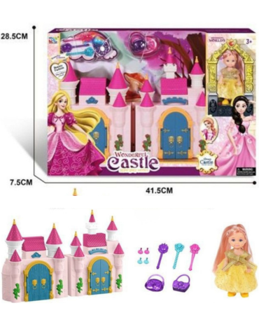 Set de Castillo con Accesorios x 4 Unds.