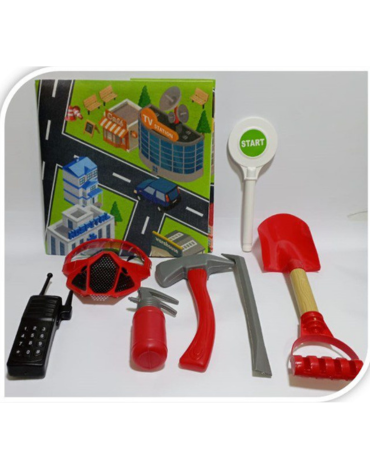 4 Set de Rescate. Medidas: 42 x 33 x 8 cm . (1 Set Trae 7 PCS)