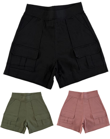 Short Bolsillos Cargo Colores Surtidos x 12 Unds. Talla: M/L - L/XL - XL/XXL