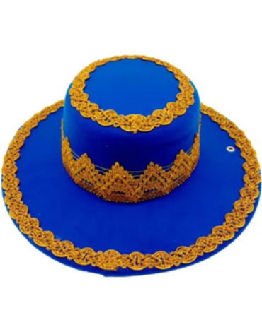 Sombrero Caporal Hombre Color Azul x 3 Unds.