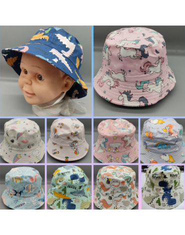 Gorro Pescador para Niños Modelos Surtidos x 12 Unds. Talla: 3 - 6 años