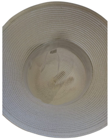 Sombrero de Verano Color Blanco x 12 Unds.