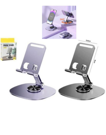 Soporte para Celular Rotación 360° Colores Surtidos x 6 Unds.