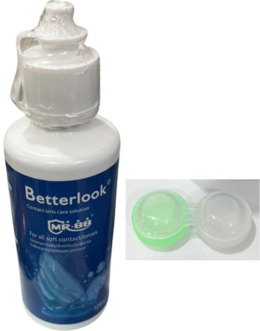 Liquido para Lentes de Contacto con Estuche x 6 Unds. Medida: 120 ml aprox.